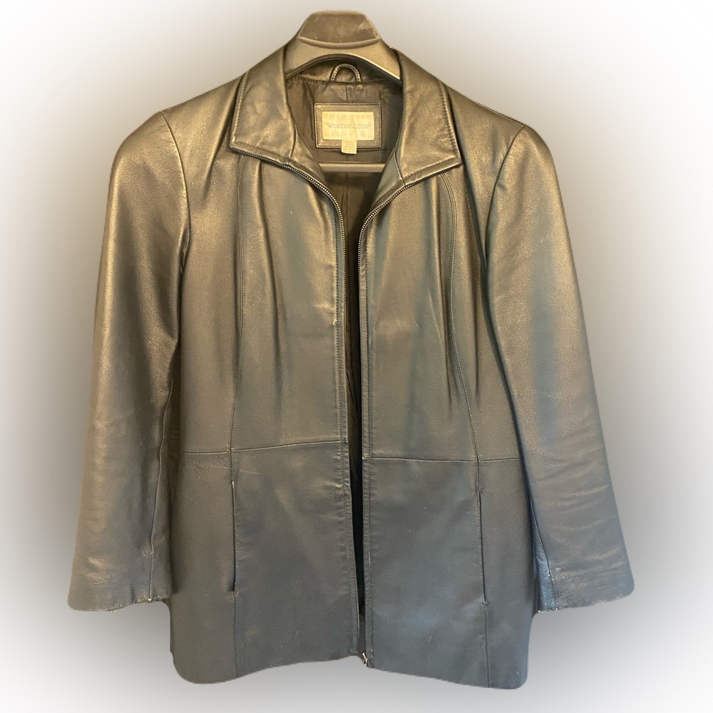 Genuine Leather Jacket Worthington Women’s L